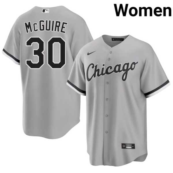 Women20202620Reese20McGuire20chicago20white20sox20baseball20jersey20grey.jpg