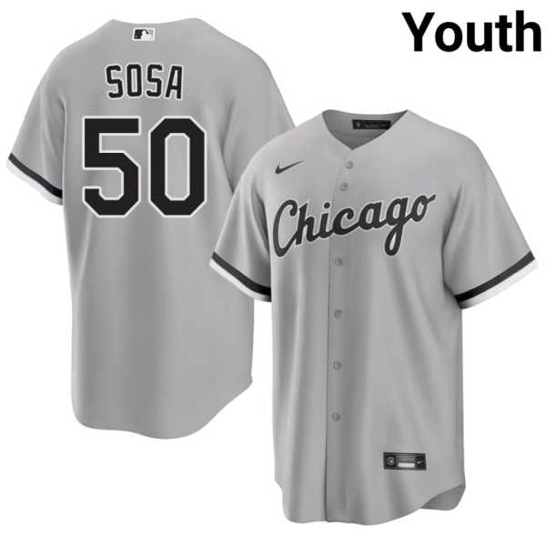 Youth20202620Lenyn20Sosa20chicago20white20sox20baseball20jersey20grey.jpg